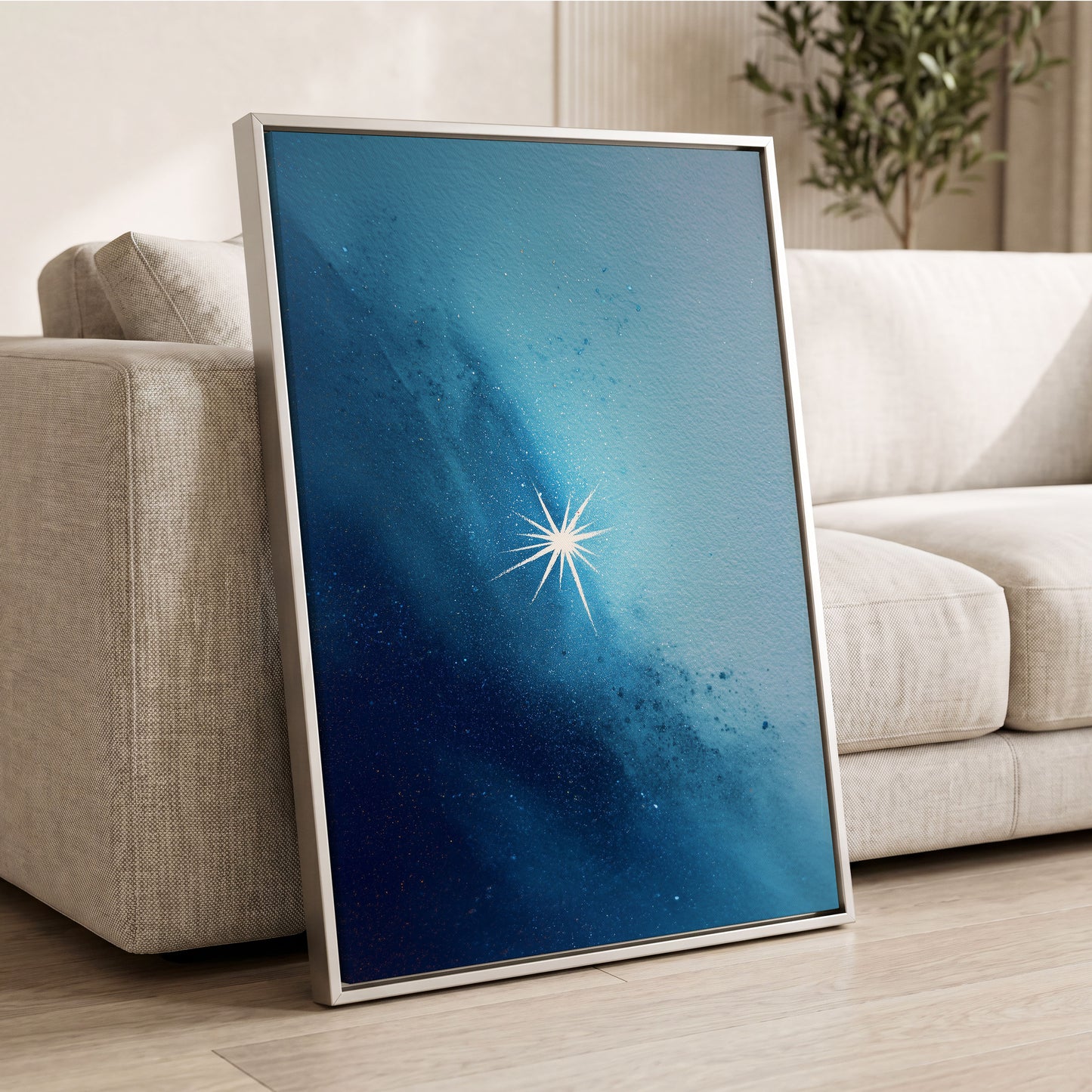 Stillpoint Star – wall art displayed in a styled interior, gallery view 2