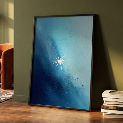 Stillpoint Star – wall art displayed in a styled interior, gallery view 4