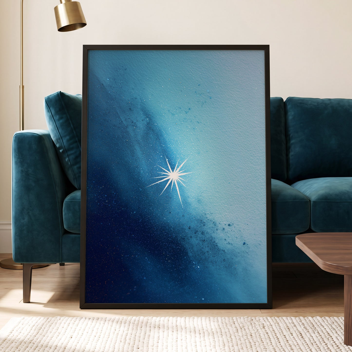 Stillpoint Star – wall art displayed in a styled interior, gallery view 6