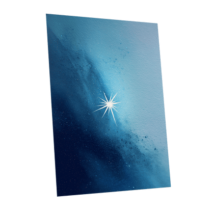 Stillpoint Star – unframed poster option