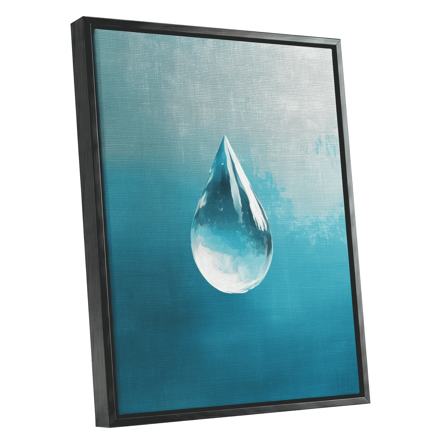 Stillwater Drop – black framed canvas option