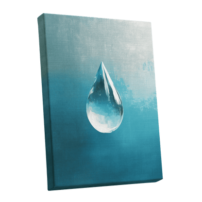 Stillwater Drop – stretched canvas option