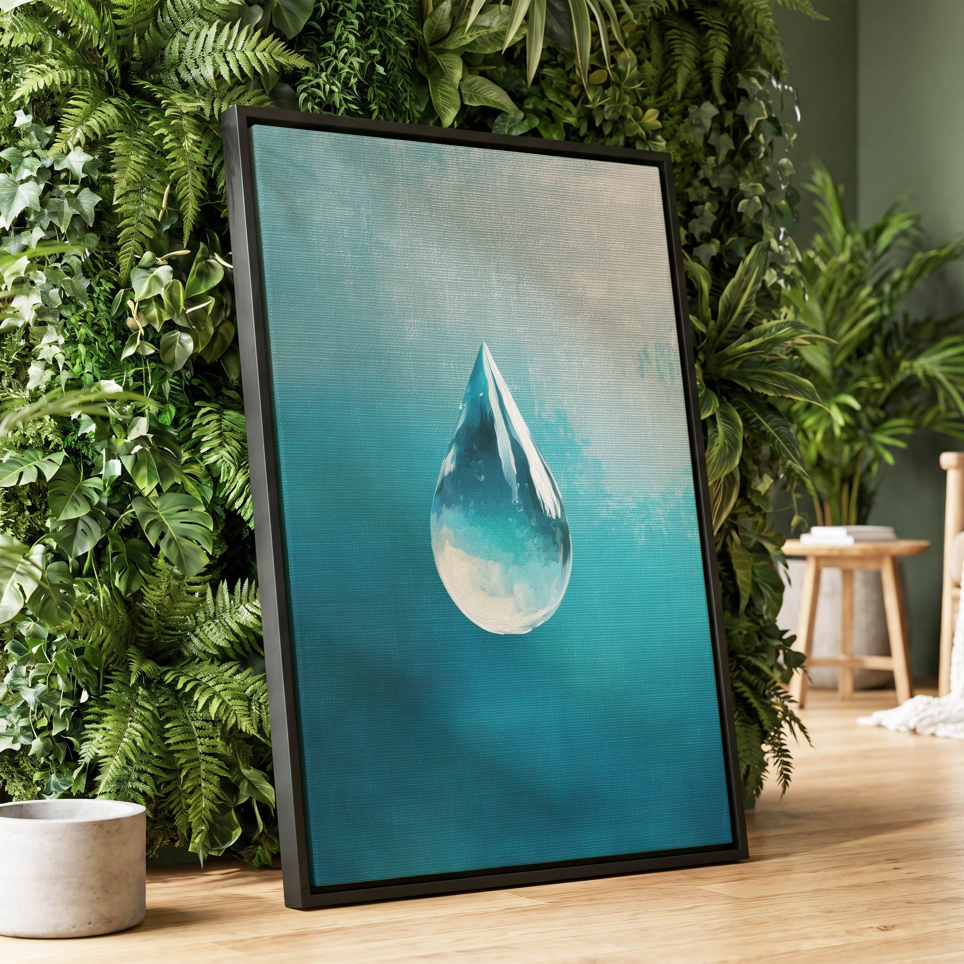 Stillwater Drop – wall art displayed in a styled interior, gallery view 1