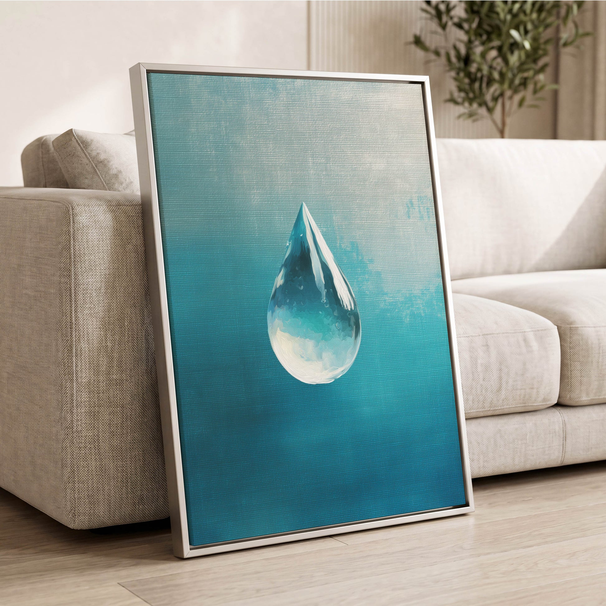 Stillwater Drop – wall art displayed in a styled interior, gallery view 2