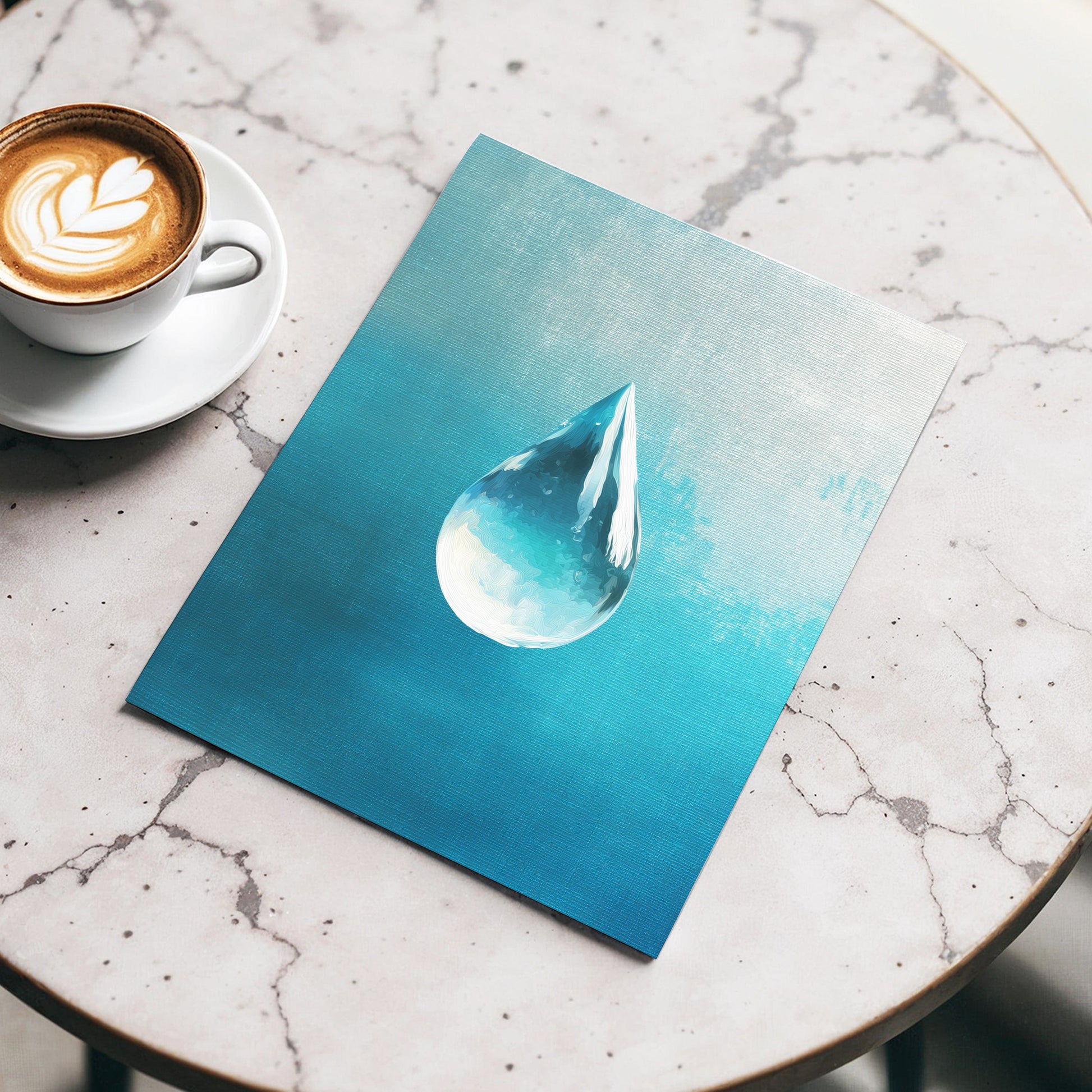 Stillwater Drop – wall art displayed in a styled interior, gallery view 3