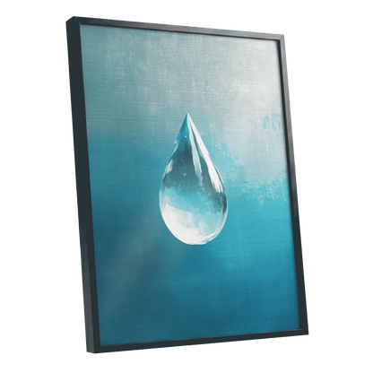 Stillwater Drop – black framed poster option