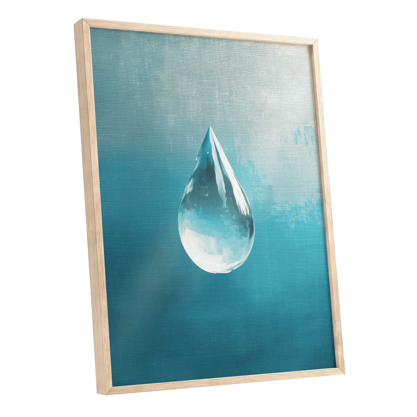 Stillwater Drop – oak framed poster option