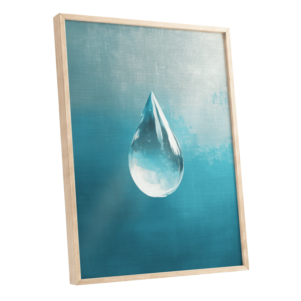 Stillwater Drop – oak framed poster option