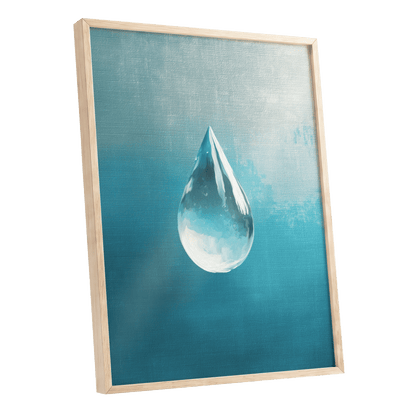Stillwater Drop – oak framed poster option