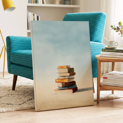 Stories in Stillness – canvas wall art in a styled interior, gallery view 2