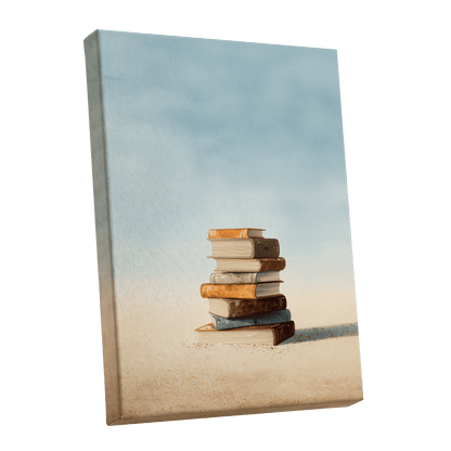 Stories in Stillness – stretched canvas option