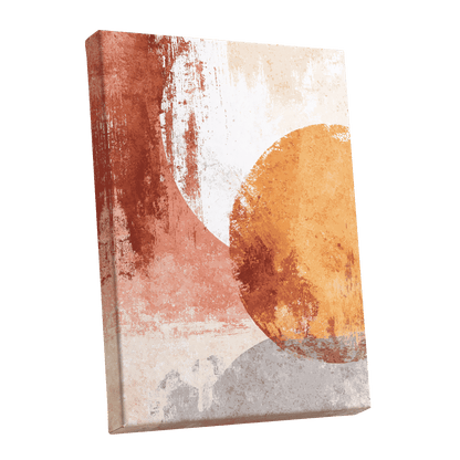 Terracotta Tides – stretched canvas option