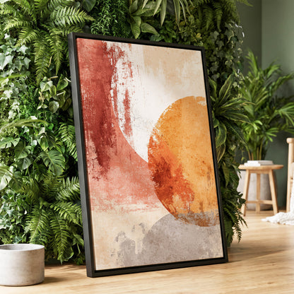 Terracotta Tides – wall art displayed in a styled interior, gallery view 1