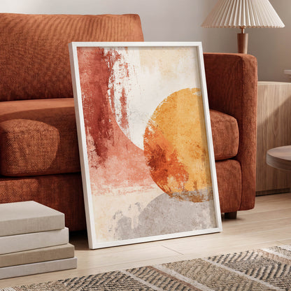 Terracotta Tides – wall art displayed in a styled interior, gallery view 6