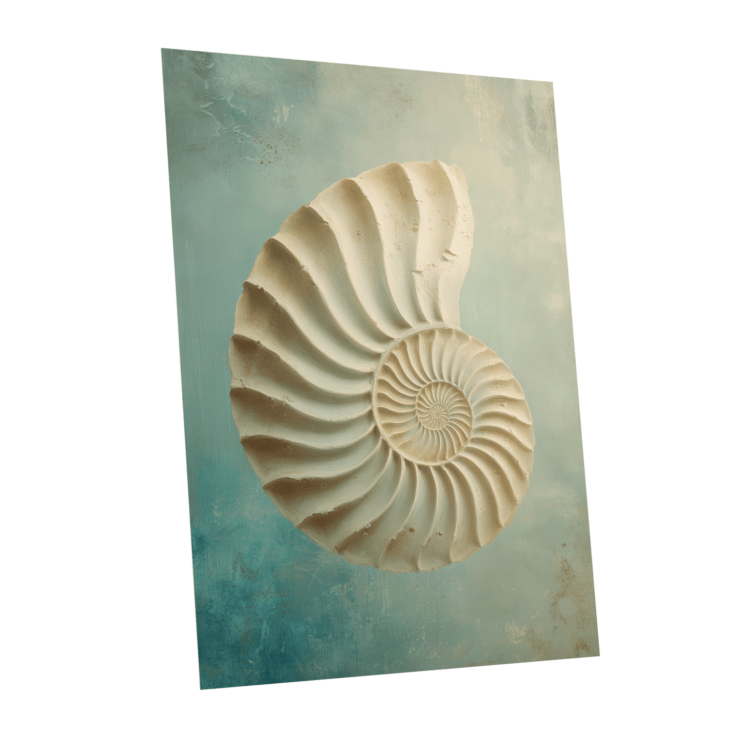 Tidal Ammonite – unframed poster option