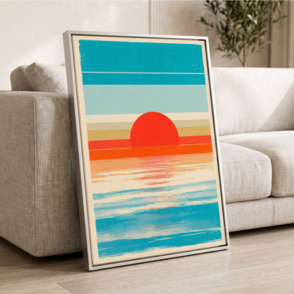 Tidal Ember – wall art displayed in a styled interior, gallery view 2