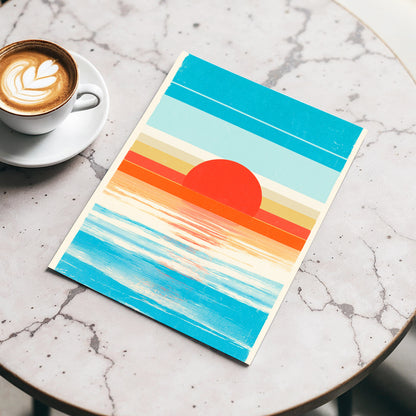 Tidal Ember – wall art displayed in a styled interior, gallery view 3