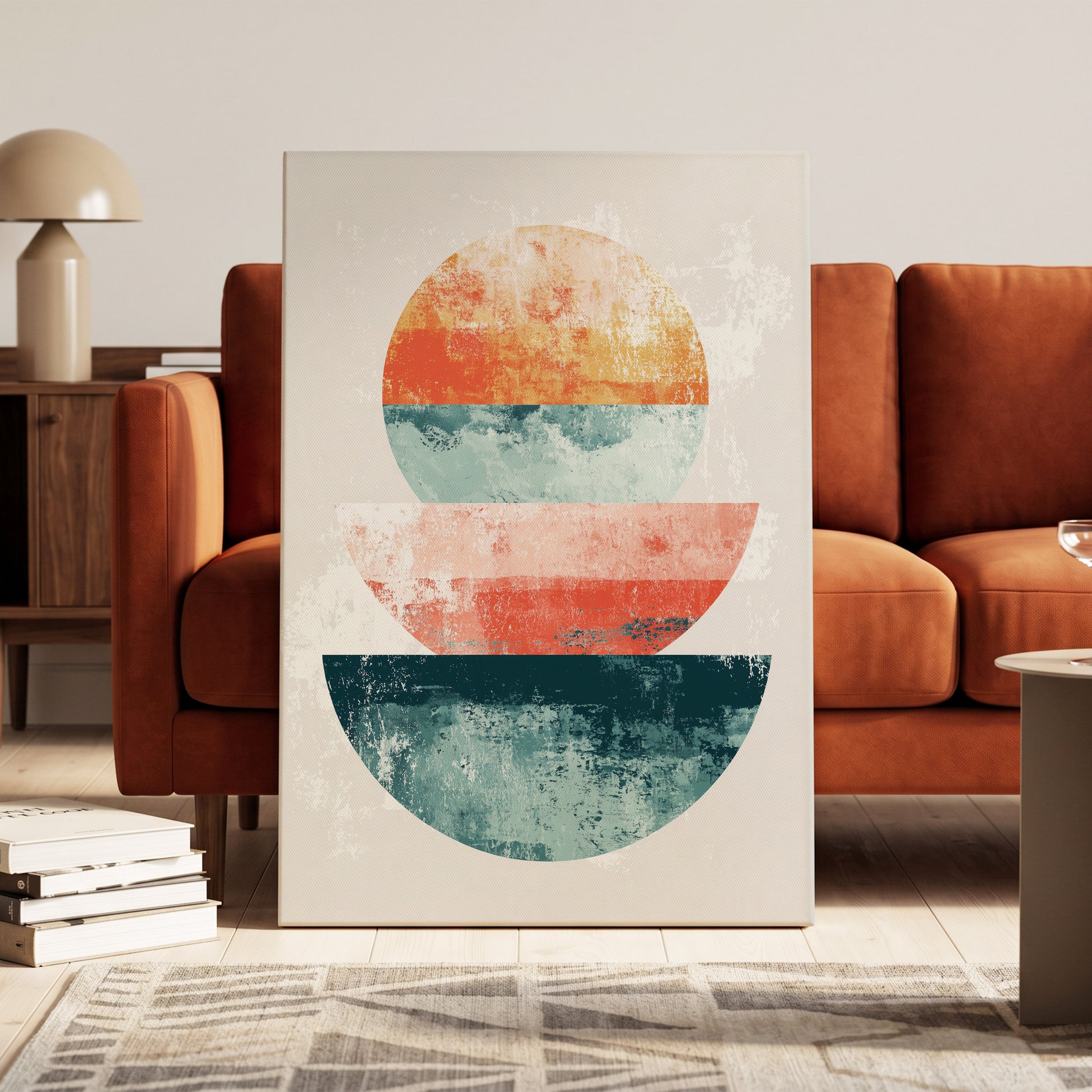 Tidal Equilibrium – canvas wall art in a styled interior, gallery view 1