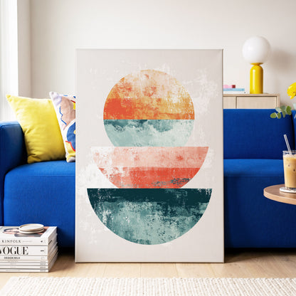 Tidal Equilibrium – canvas wall art in a styled interior, gallery view 2