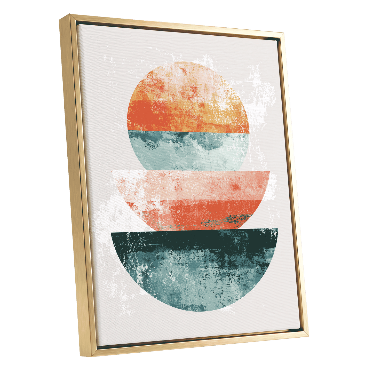 Tidal Equilibrium – gold framed canvas option