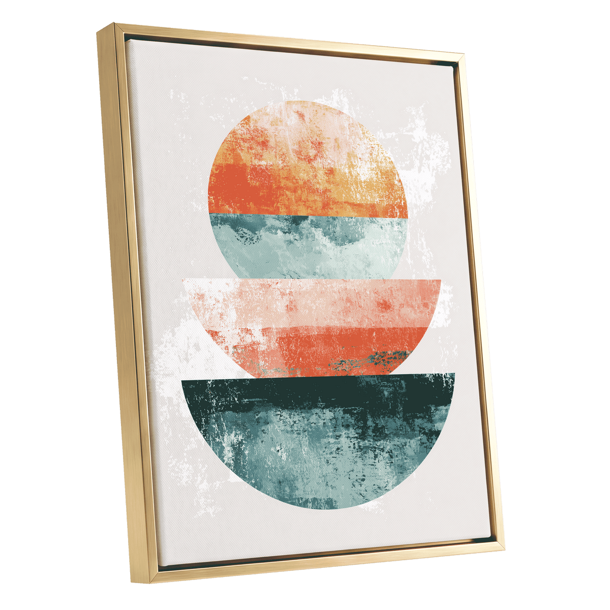 Tidal Equilibrium – gold framed canvas option