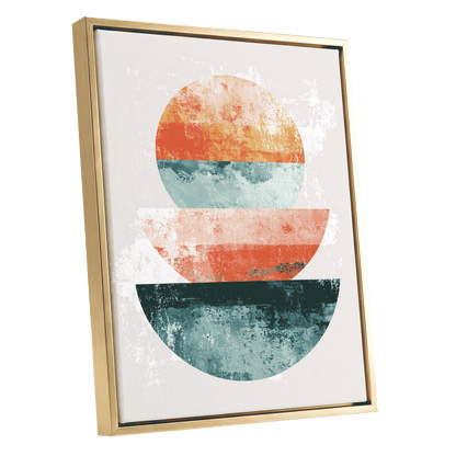 Tidal Equilibrium – gold framed canvas option