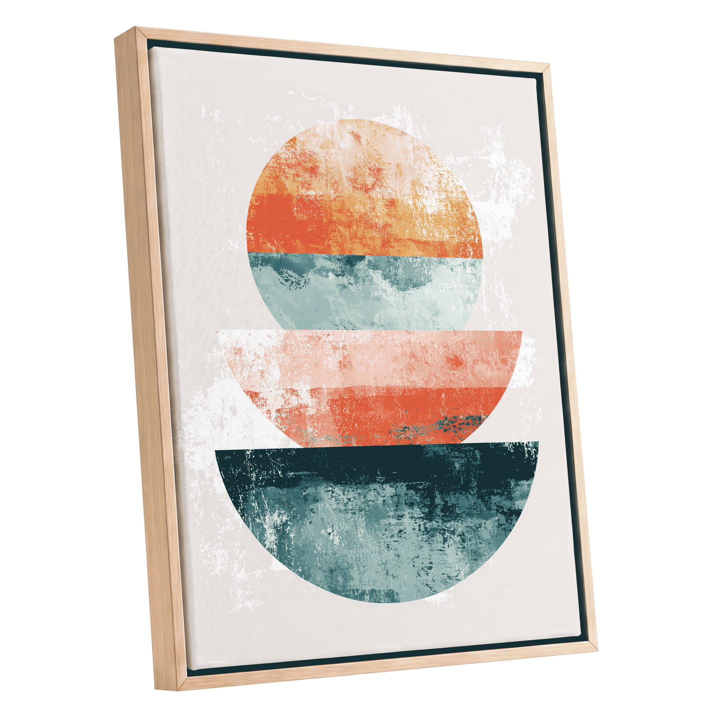 Tidal Equilibrium – oak framed canvas option