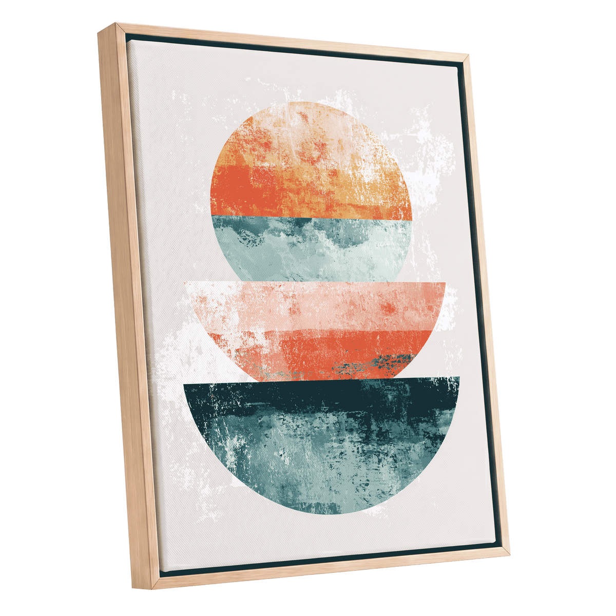 Tidal Equilibrium – oak framed canvas option