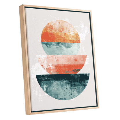 Tidal Equilibrium – oak framed canvas option