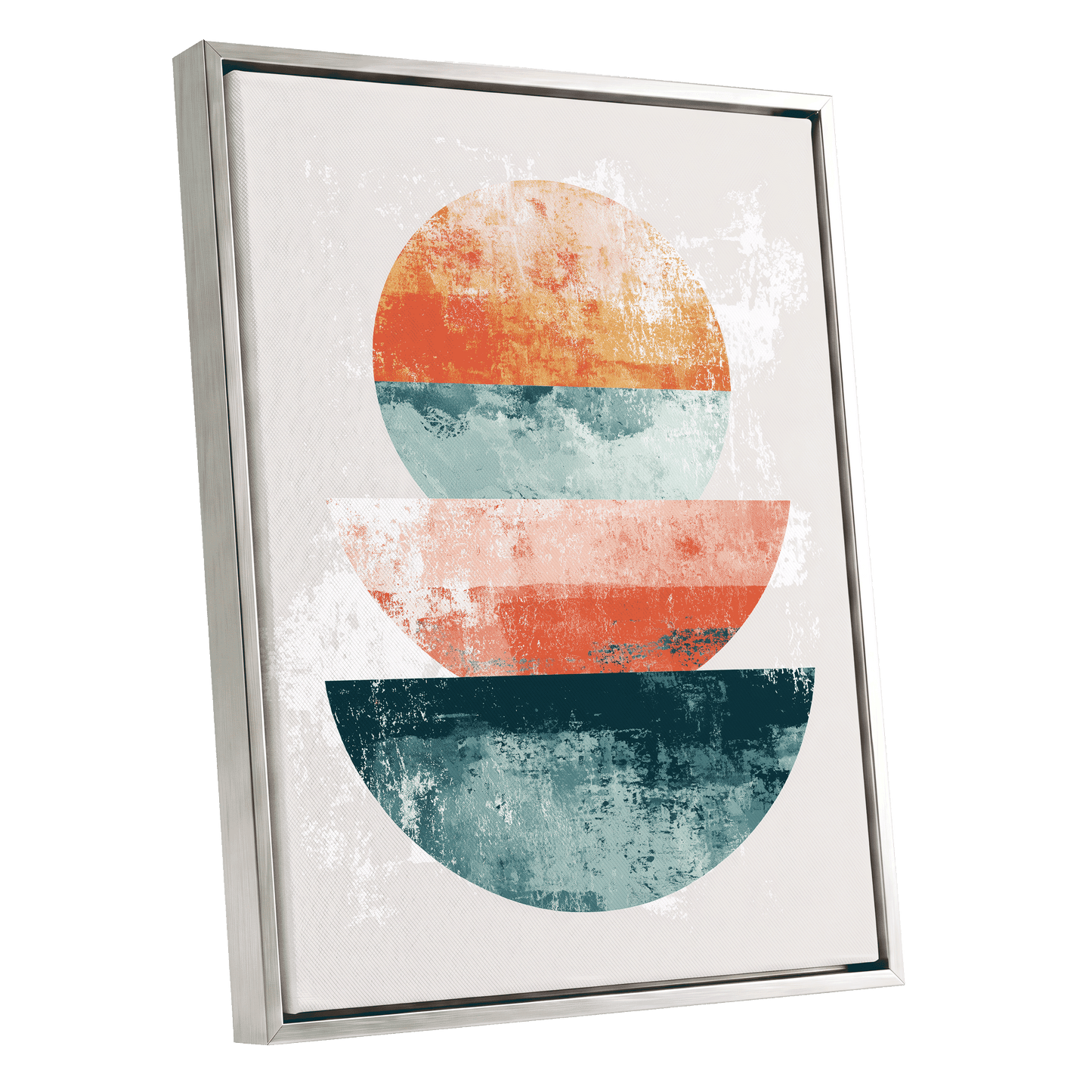 Tidal Equilibrium – silver framed canvas option