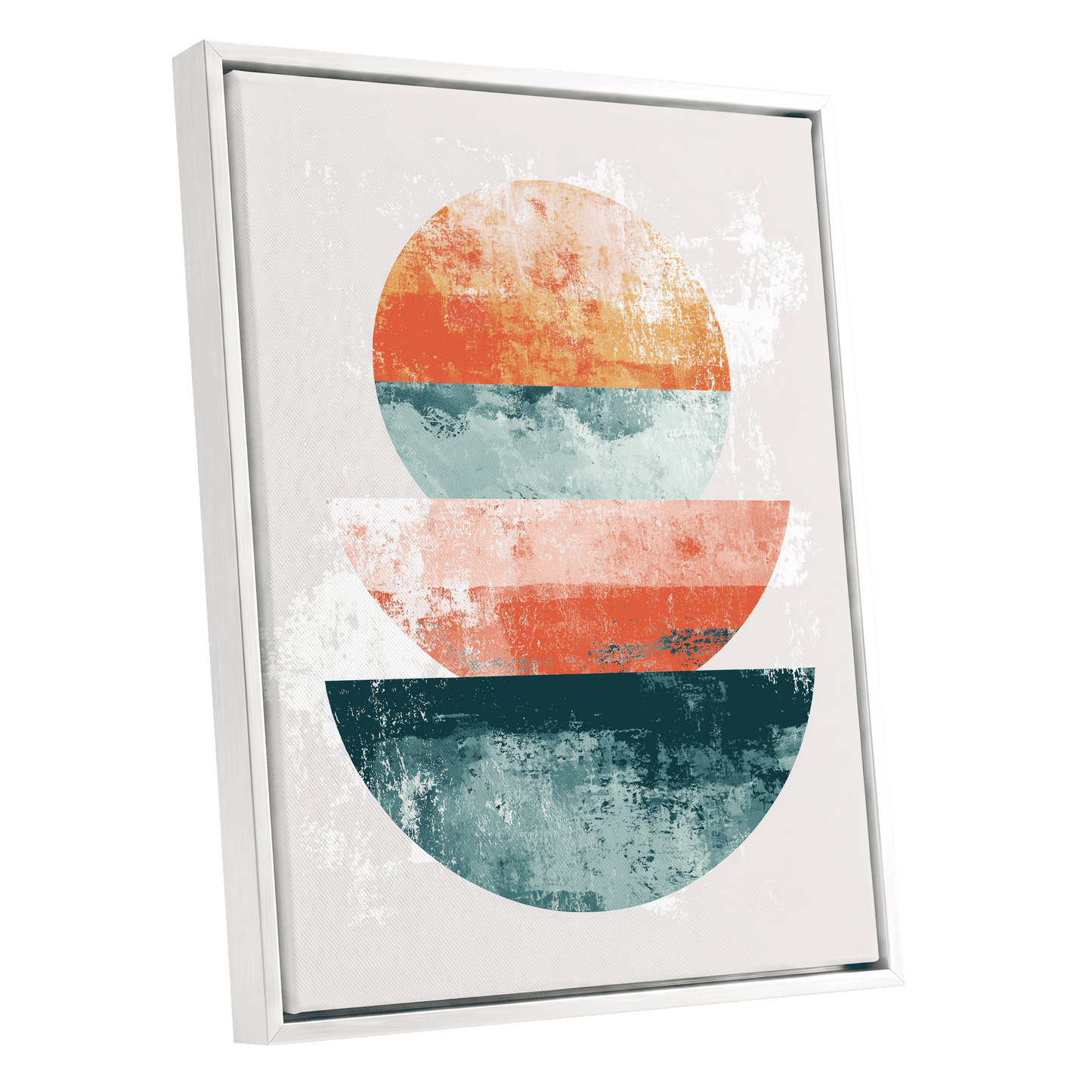 Tidal Equilibrium – white framed canvas option
