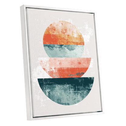 Tidal Equilibrium – white framed canvas option