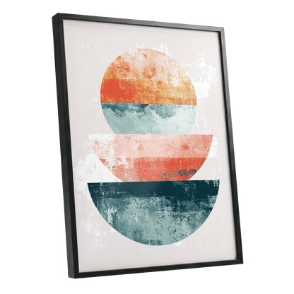 Tidal Equilibrium – black framed poster option