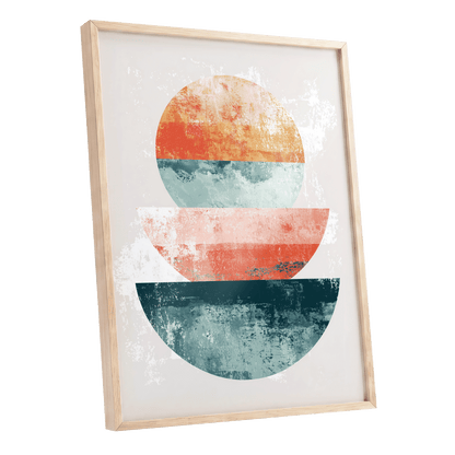 Tidal Equilibrium – oak framed poster option