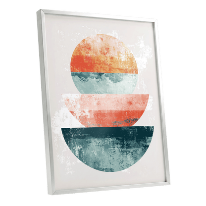 Tidal Equilibrium – silver framed poster option