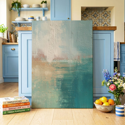 Tidal Veil – canvas wall art in a styled interior, gallery view 1