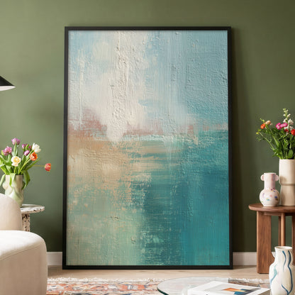 Tidal Veil – wall art displayed in a styled interior, gallery view 4