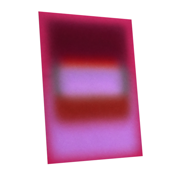 Velvet Afterglow, pink, red, purple abstract wall art shown as a unframed poster wall art print