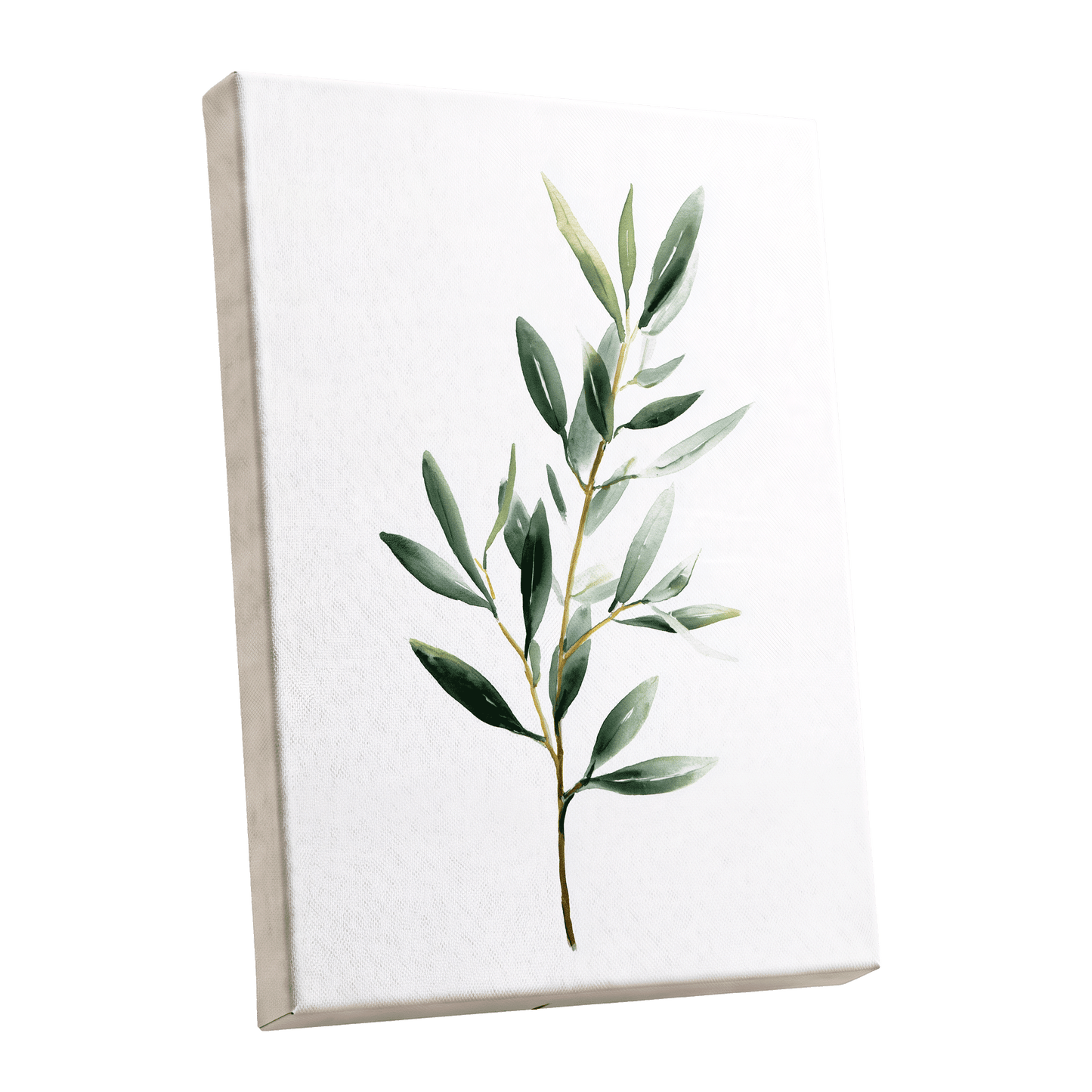 Verdant Branch Study – stretched canvas option