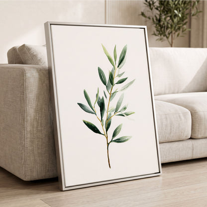 Verdant Branch Study – wall art displayed in a styled interior, gallery view 2