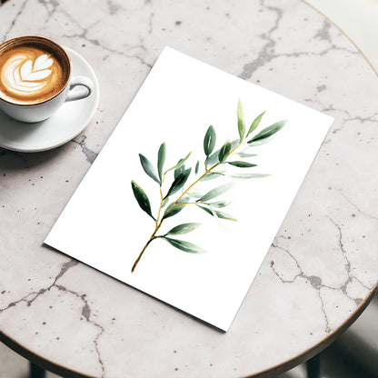 Verdant Branch Study – wall art displayed in a styled interior, gallery view 3