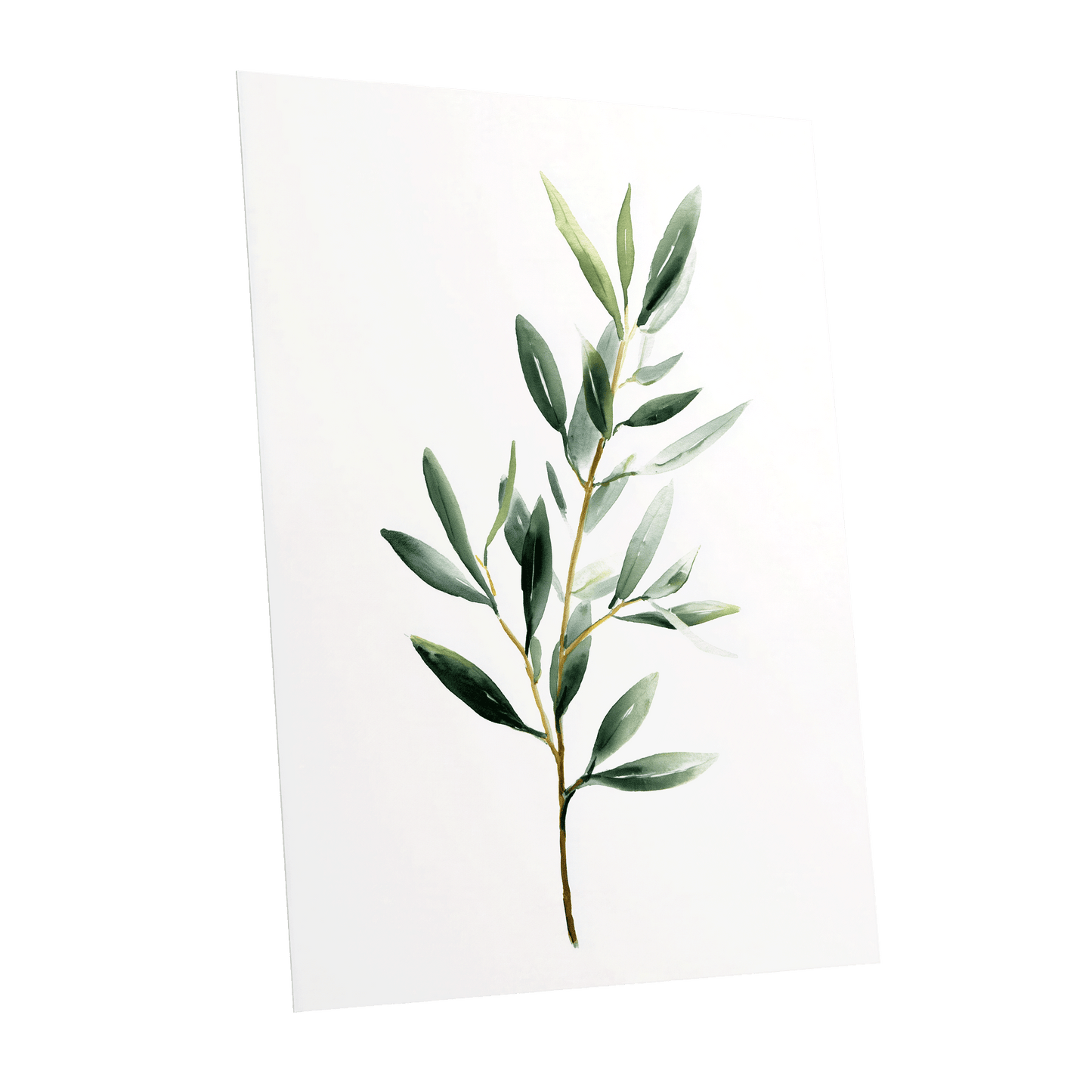 Verdant Branch Study – unframed poster option