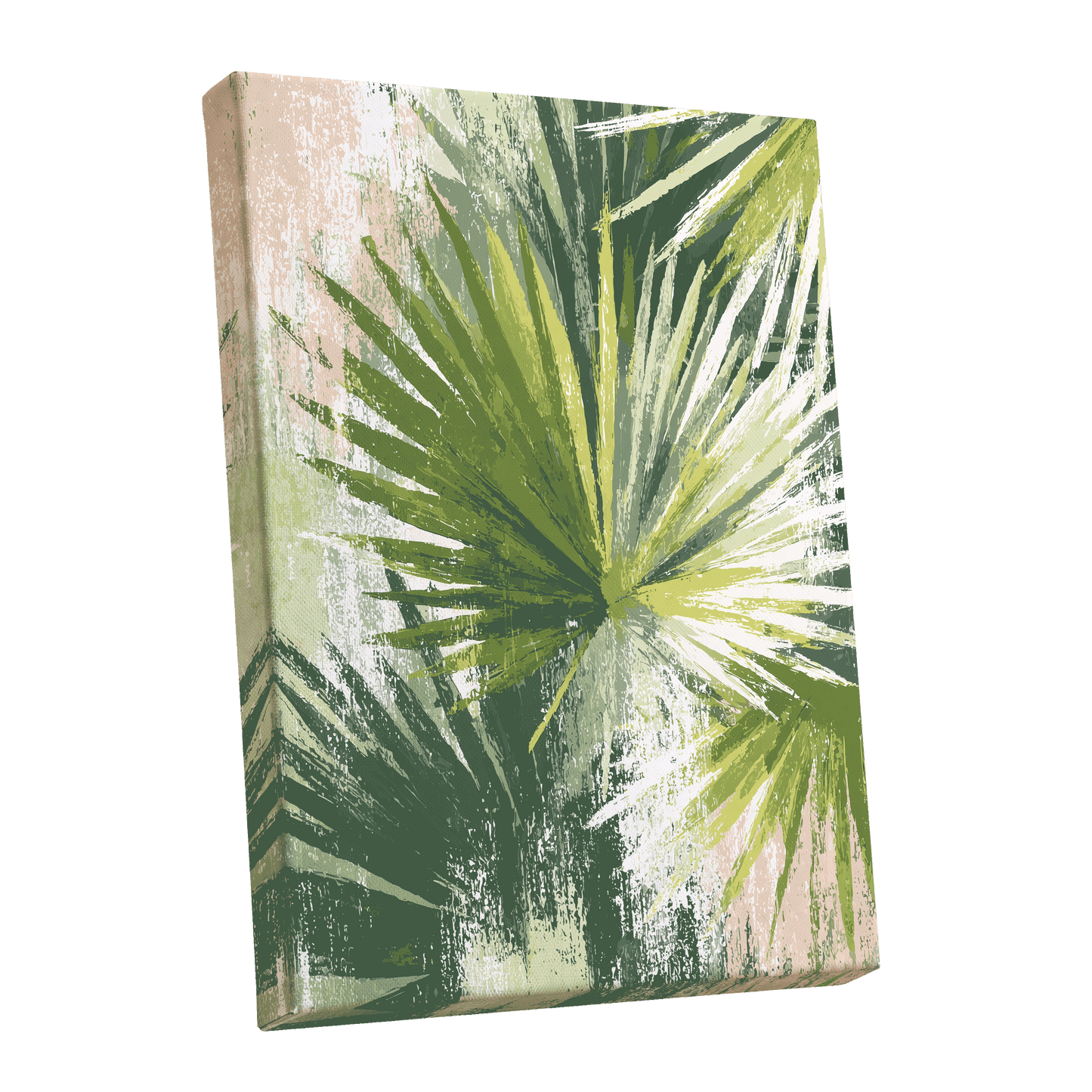 Verdant Fanburst – stretched canvas option