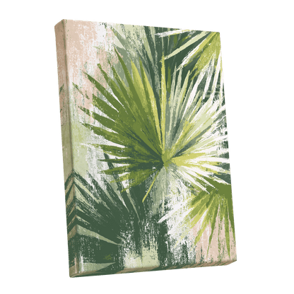 Verdant Fanburst – stretched canvas option