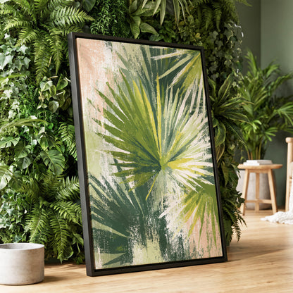 Verdant Fanburst – wall art displayed in a styled interior, gallery view 1