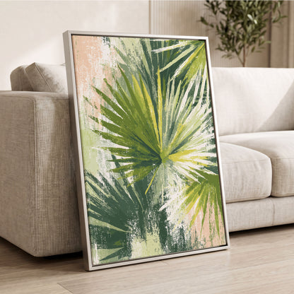 Verdant Fanburst – wall art displayed in a styled interior, gallery view 2