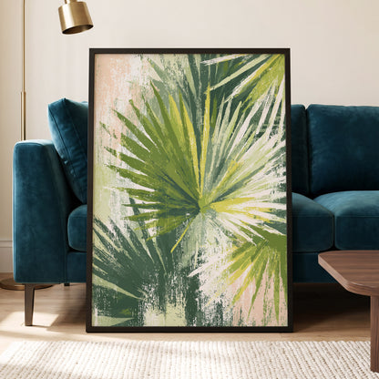 Verdant Fanburst – wall art displayed in a styled interior, gallery view 6
