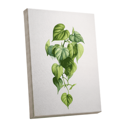Verdant Heartfall – stretched canvas option