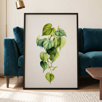 Verdant Heartfall – wall art displayed in a styled interior, gallery view 6