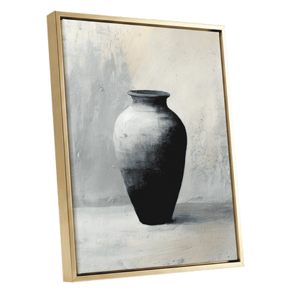 Vessel in Quiet Light – gold framed canvas option